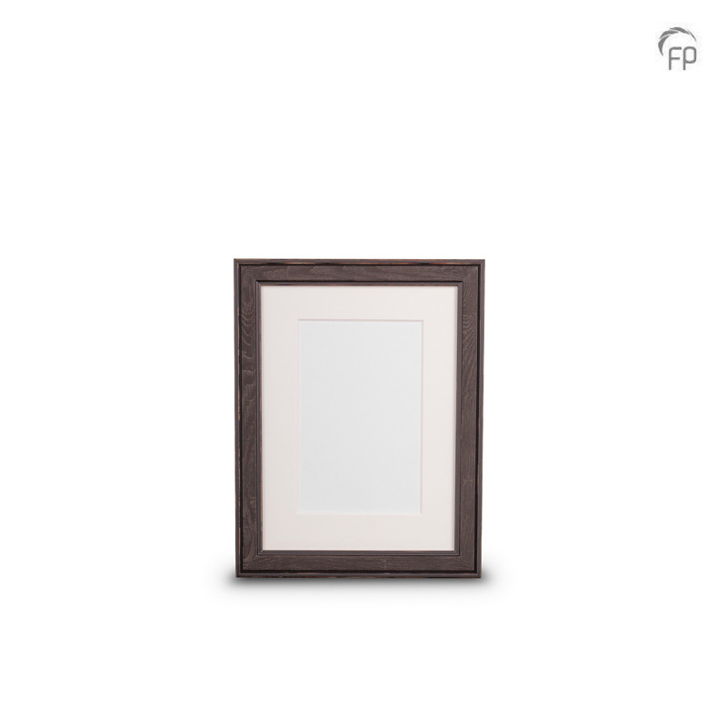 Houten fotolijst zwart — klein formaat (foto 15 × 20 cm)